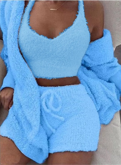 Damen 3-Teiliges Lounge-Set