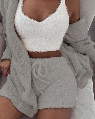 Damen 3-Teiliges Lounge-Set