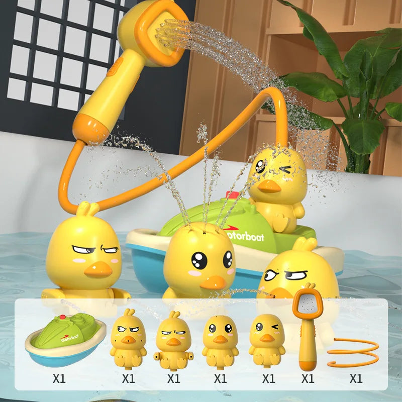 Interaktives Bade-Enten-Set – Wasserspaß & Lernförderung