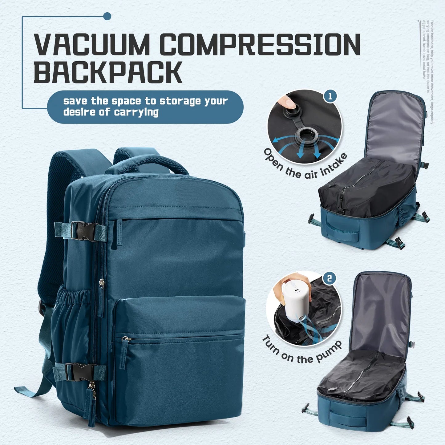 Vakuum-Kompressions-Rucksack