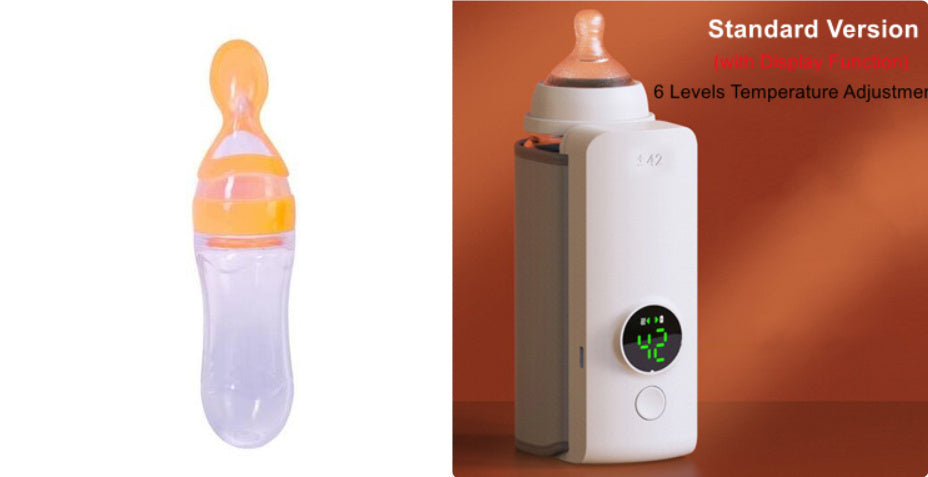 Tragbarer kabelloser wiederaufladbarer Babyflaschenwärmer